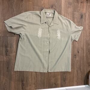 Z9831 Havana Shirt Co. Beach Casual Button-Down Shirt Size 2X